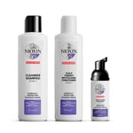 Nioxin Trial Kit System 6 för märkbart tunt, kemiskt behandlat hår 150+150+40 ml