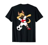 Dabbing German Shepherd England Soccer Fans Jersey Football T-Shirt