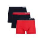 EMPORIO ARMANI Stretch Boxers Navy 3 Pack Soft Touch Eco Fiber Size S BNWT/BOX