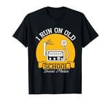 I Run On Old School Social Media Hm Radio Operator T-Shirt