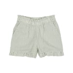 Copenhagen Colors Bäckebölja Shorts Green Cream Stripe | Grön | 98 cm