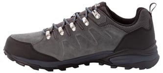 Jack Wolfskin Men's Refugio Texapore Low M Walking Shoe, Grey Black, 13 UK