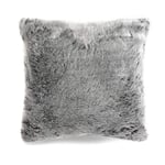 icon Faux Fur Decorative Cushion, Arctic Wolf Grey, 45cm, Fluffy Furry Throw Pillow Cushions for Sofa, Bedroom