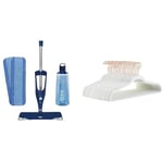 Bona Premium Spray Mops for Floors, Wood, Bona Floor Mops for Cleaning Floors & Amazon Basics Slim Velvet Non-Slip Suit Hangers, Ivory/ Rose Gold - 50-Pack