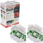 Pack Of 10 Numatic NVM 1CH Hepa-Flo Bags Henry