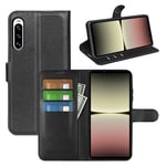 Sony Xperia 10 V PU Wallet Case Black