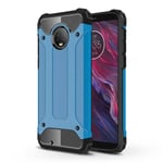 Motorola Moto G6 mobilskal TPU plast material värmeavledande - Ljusblå Blå