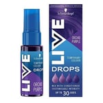 Schwarzkopf LIVE Colour Drops Vegan Semi-permanent Purple Hair Dye Lasts 2 To...