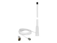 Delock Wlan 802.11 B/G/N Marine Antenna - Antenn - Smart Hem - 10 Dbi - Inomhus/Utomhus, Skruvmontering - Vit