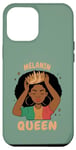 Coque pour iPhone 12 Pro Max La reine mélanine & Black Girls Magic Qeen Afro