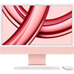 Apple - 24" - iMac Retina 4,5K (2023) - Puce Apple M3 - RAM 8Go - Stockage 512Go - GPU 10 coeurs - Rose
