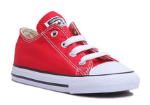 Converse As Ox Core Inf Lace Up Low Top Toddler Infant In Red Size UK 4 - 12