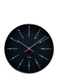 Bankers Vægur Ø29 Cm Home Decoration Watches Wall Clocks Black Arne Jacobsen Clocks