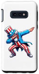 Galaxy S10e Dabbing Uncle Sam 4th of July Dab Dance American Patriotic Case