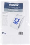 Sqoon Alternativa Dammsugarpåsar För S-Bag Classic Long Performance - 10-Pack