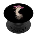 Ostrich Bird Lady in Africa PopSockets Swappable PopGrip