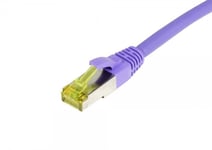Patchkabel Rj45 Cat6a 500Mhz 10M Lila Sstpsftp Tpelszhultraflex Awg26 Med Cat7 Råkabel Synergy 21