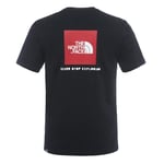 The North Face Herre S/S Red Box Tee  (Sort (TNF BLACK) Small)