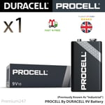 Duracell 9V Industrial PROCELL Alkaline Batteries Smoke Alarm LR22 MN1604 BLOC