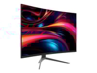 Lc Power Lc-M32qc - Lcd-Skärm - Spel - Böjd - 31.5" - 2560 X 1440 Qhd @ 180 Hz - Va - 300 Cd/M² - 3500:1 - 1 Ms - 2Xhdmi, 2Xdisplayport - Svart