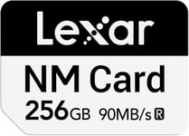 Lexar NM CARD 256GB, Up to 90MB/s Read, 85MB/s Write, Nano Memory 256GB 