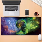 Awesome Mouse Mat, Mouse Pad Gaming Mouse Pad Large Mouse Mat World Of Warcraft Game Keyboard Mat Extended Mousepad For Computer Desktop PC Mouse Pad (Color : B, Size : 900 * 300 * 5mm)