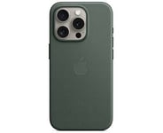Skal Apple iPhone 15 Pro FineWoven Case med MagSafe - Vintergrön