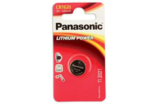 Panasonic Coin Cell Battery CR1620 3v 12 x 1 Cards Connect 30660