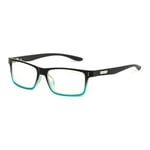 GUNNAR Optiks Cruz Anti Blue/UV Computer Glasses Onyx Teal, Clear Tint