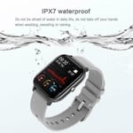 Waterproof Intelligent Watch Sports Aclock Heart Rate Monitor D Gold