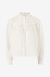 Y.A.S - Blus yasHour LS Shirt - Natur