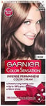 Color Sensation Brown Hair Dye Permanent 6.0 Precious Light Brown (Packaging ma