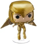 Funko POP! Heroes: WW 1984- Wonder Woman Gold Flying - Metallic - Wonder Woman 1984 - Collectable Vinyl Figure - Gift Idea - Official Merchandise - Toys for Kids & Adults - Movies Fans