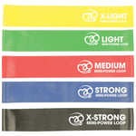 Fitness Mad Mini Power Resistance Band Set (Pack of 5) RD1395