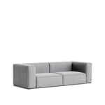 HAY - Mags Soft 2,5 Seater Combination 1 - Dark Grey Stitching - Cat.4 - Hallingdal 65 130 - Soffor