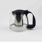 Apollo 600ml Glass Teapot with infuser Clear Glass kettle Coffee green teapot