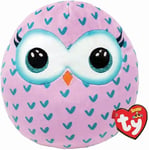 TY SquishaBoo Winks Owl 10 Inch Plush