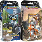 Pokémon TCG GO Melmetal V Battle Deck (60 cards, Ready to Play) & TCG: Lycanroc V Battle Deck (60 cards, Ready to Play)