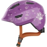 Abus Smiley 3.0, Cykelhjälm, Junior, Purple Star