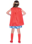 Licensed Child Wonder Woman Fancy Dress Classic Costume Kids Girls Ages 3-12 New