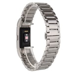 Fitbit Charge 2 three beads stainless steel watch band - Silver
