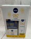 Nivea Q10 Power 3 Step, Day & Night Regime included Brightening Eye Cream Set