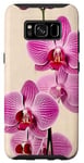 Coque pour Galaxy S8 Fleur d'orchidée vintage