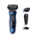 Braun Series 6 wet and dry shaver with charging station and EasyClick Trimmer attachment 60-B4500cs