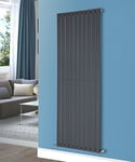 NRG 1800x680mm Vertical Flat Panel Designer Bathroom Tall Upright Central Heating Premium Radiator Anthracite Single Column
