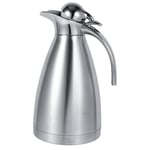 Coffee Thermal Carafe - Stainless Steel Double Wall Vacuum Insulated Thermo Jug Hot Water Bottle, Anti-Splashing Juice Milk Tea Pot Insulation for Home Office(1.5L)