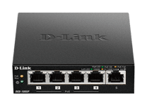 D-Link 5-porttinen Desktop Gigabit PoE+ -kytkin