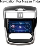 LQTY Android 8.1 Navigation Car System 9 Pouces de autoradio à écran Tactile pour Nissan Tiida 2016-2017 Compatible Bluetooth/DVD/WiFi/Multimédia/Commande au Volant,4G + WiFi, 1 +.
