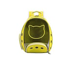 ERTGHH Gbb Pet Backpack Lasting Space Capsule, Puppy Pet Carrier, Breathable and Portable Cat Pattern Pet Bag, Pet Cat Outside Travel Bag (Color : Rouge)