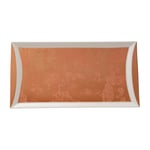 Royal Crown Derby Crushed Velvet Copper Rectangle Tray 320x160mm (Pack of 6) Pack of 6